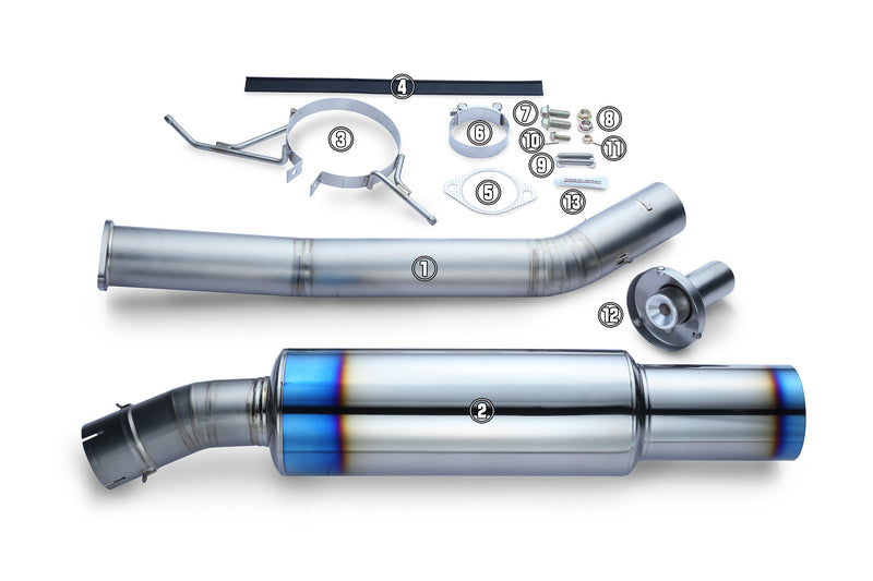 RX7 FD3S / Tomei Ti Muffler Kit Repair Parts / TB6090-MZ05A