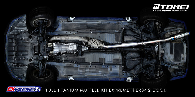 Skyline ER34 25GT Turbo 2 door / Tomei Expreme Titanium Muffler Kit
