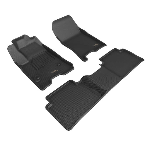 3D MAXpider Floor Mat For GMC CANYON CREW CAB 2023-2024 KAGU BLACK R1 R23D MAXpider