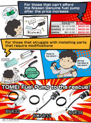 Tomei Fuel Pump For Nissan Skyline GT-R BCNR33 RB26DETTTomei USA