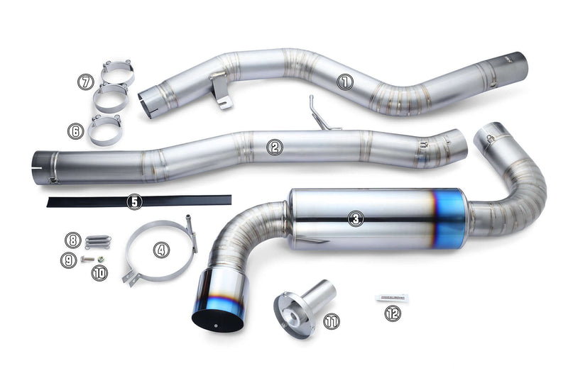 Tomei Ti Exhaust Replacement Part for GR Supra TB6090-TY06A Type-R Single - Sound Reducer ver.2 #11