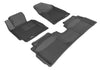 3D Floor Mat For KIA FORTE 2014-2018 KAGU BLACK R1 R2