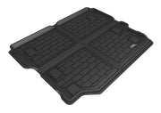 3D MAXpider Cargo Mat For JEEP WRANGLER UNLIMITED (JL) 2018-2024 NO SUB NO FLAT FLOOR CROSS FOLD KAGU BLACK CARGO LINER3D MAXpider