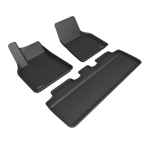 3D Floor Mat For TESLA MODEL Y 2021-2022 KAGU BLACK R1 R23D Maxpider