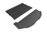 3D MAXpider Cargo Mat For HYUNDAI SANTA FE 6 & 7 SEATS 2013-2018 BEHIND 2ND ROW STOWABLE KAGU BLACK CARGO LINER (2PCS)3D MAXpider