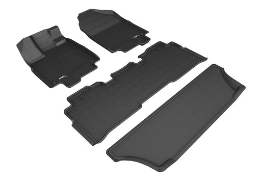 3D MAXpider Floor Mat For HONDA ODYSSEY 2018-2024 KAGU BLACK R1 R2 R33D MAXpider