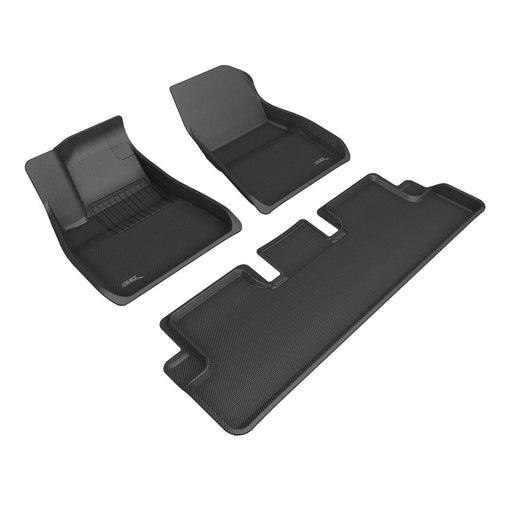 3D MAXpider Floor Mat For TESLA MODEL 3 2020-2023 KAGU BLACK R1 R23D MAXpider