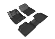 3D MAXpider Floor Mat For FORD ESCAPE HYBRID 2020-2024 KAGU BLACK R1 R23D MAXpider