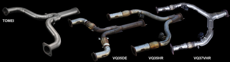 Tomei Expreme Titanium Mid Y Pipe for 2003-09 Nissan 350Z VQ35DE VQ35HR G35