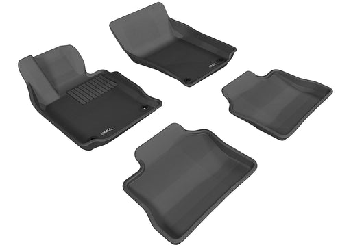 3D MAXpider Floor Mat For PORSCHE PANAMERA (970) 2010-2016 KAGU BLACK R1 R23D MAXpider