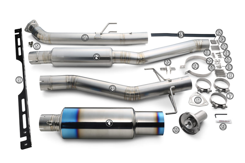 Tomei Ti Exhaust Replacement Part for 17-21 Civic Type-R FK8 TB6090-HN06B Type S - Under car cover Washer #21