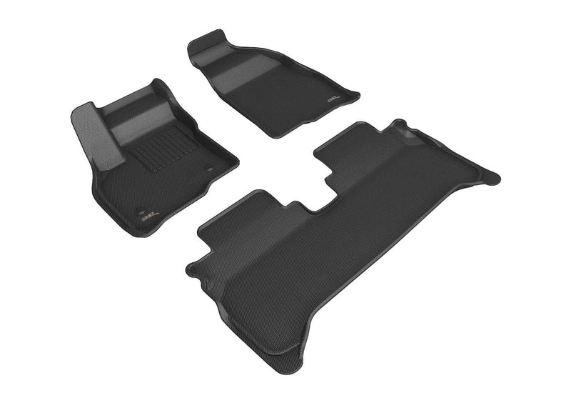 3D MAXpider Floor Mat For CHEVROLET BOLT EUV 2022-2023 KAGU BLACK R1 R23D MAXpider