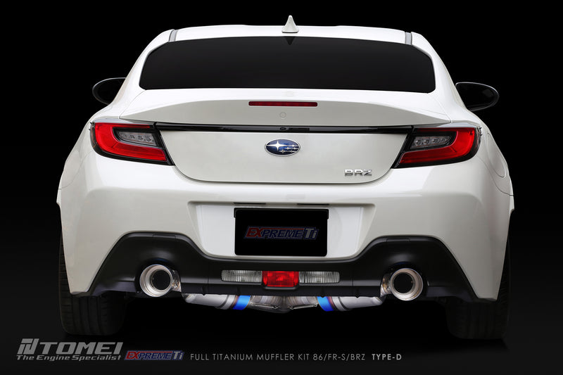 Tomei Expreme Titanium Exhaust System Type-D Dual For 2022+ GR86 / BRZ - ZN8 / ZD8