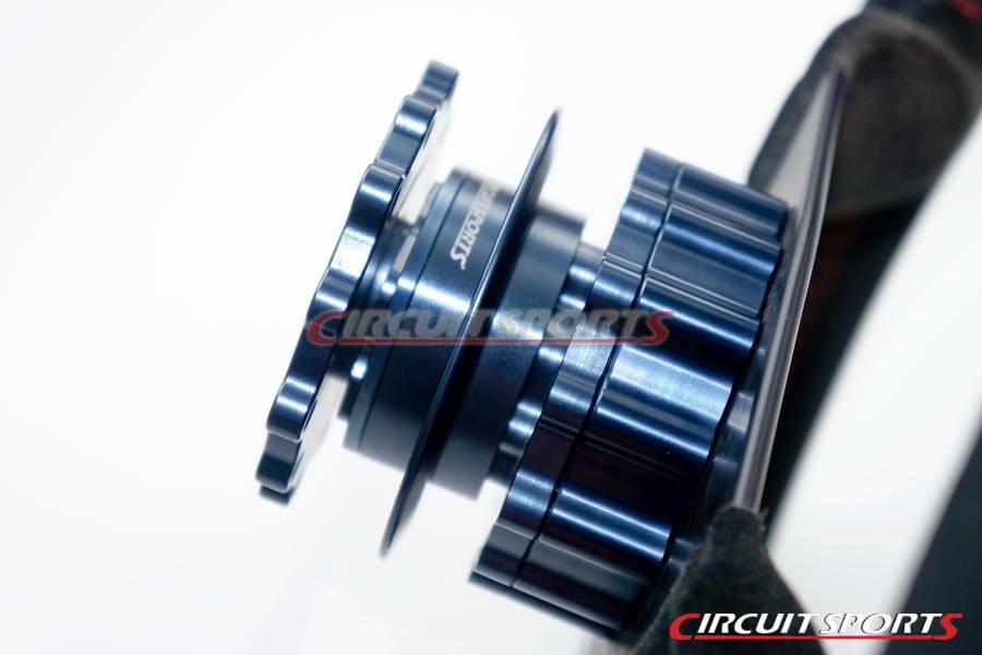 Circuit Sports Steering Wheel Quick Release Kit Ver. 3 - 47mm - Green/Black