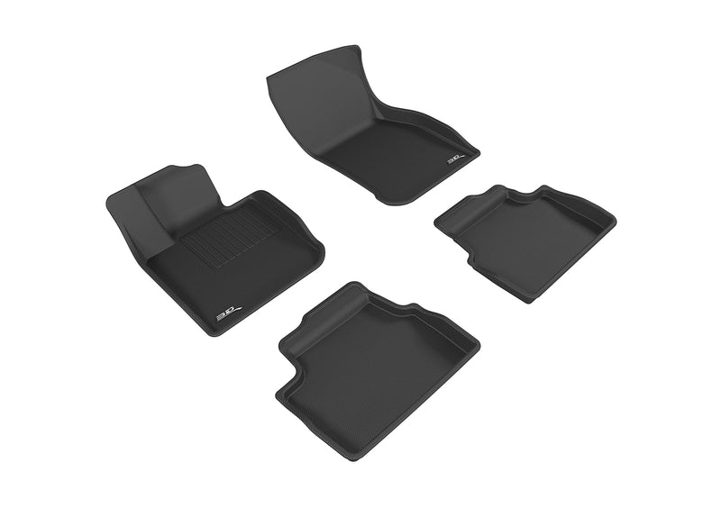 3D MAXpider Floor Mat For MINI COOPER/S/JCW HARDTOP 4-DOOR (F55) 2014-2024 KAGU BLACK R1 R23D MAXpider