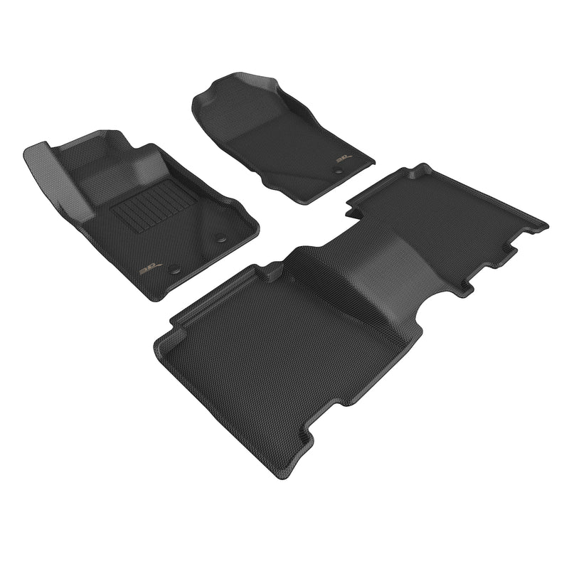 3D MAXpider Floor Mat For FORD BRONCO 2021-2024 KAGU BLACK R1 R23D MAXpider