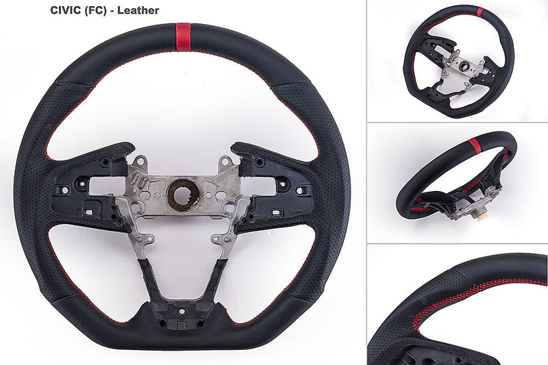 Buddy Club Sport Steering Wheel Leather for 2016+ Honda Civic / Type R