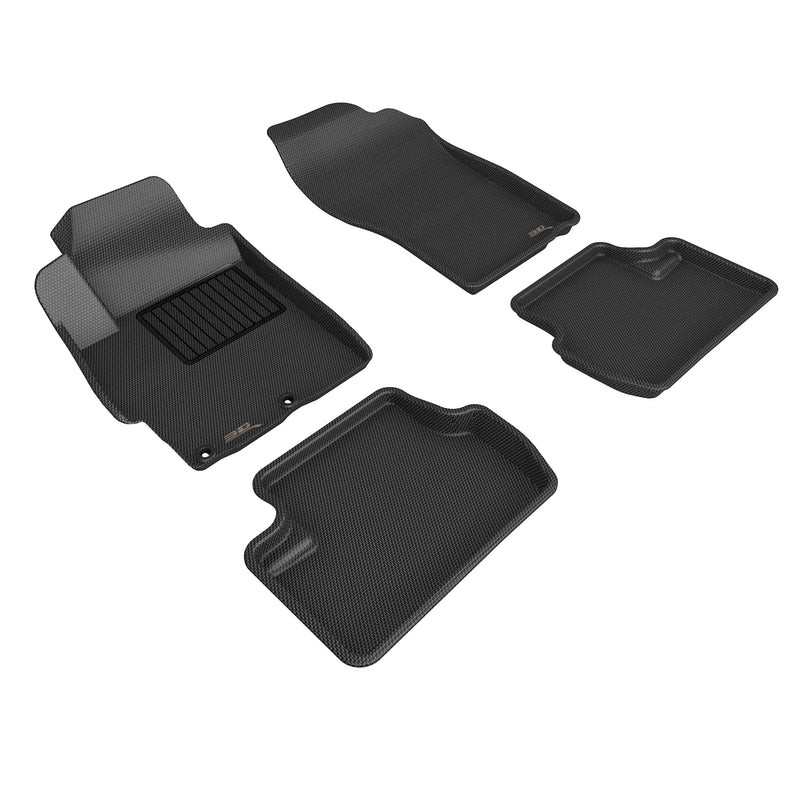 3D MAXpider Floor Mat For MITSUBISHI LANCER 2008-2017 / EVOLUTION X 2008-2015 KAGU BLACK R1 R23D MAXpider