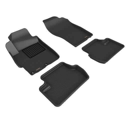 3D MAXpider Floor Mat For MITSUBISHI LANCER 2008-2017 / EVOLUTION X 2008-2015 KAGU BLACK R1 R23D MAXpider