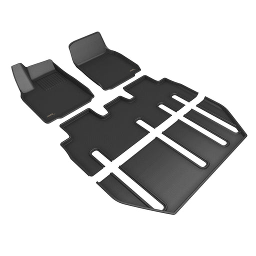 3D MAXpider Floor Mat For TESLA MODEL X 7-SEAT 2022-2024 KAGU BLACK R1 R2 R33D MAXpider