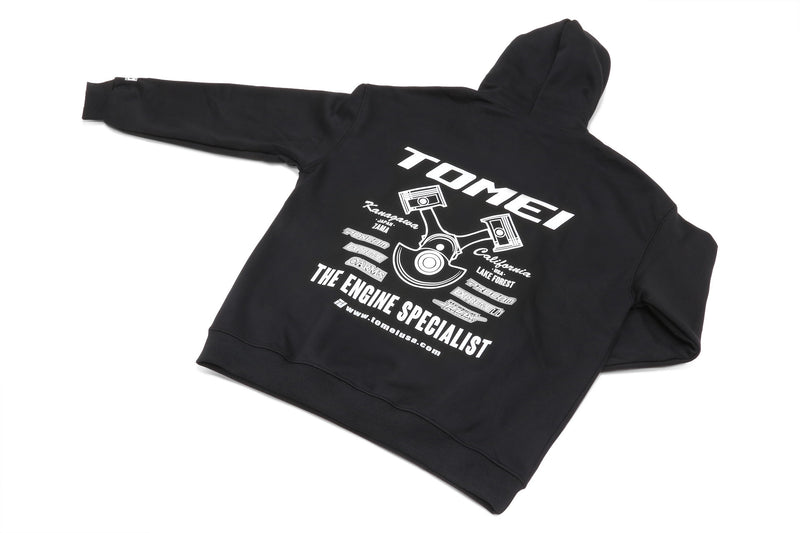 Tomei USA Hoodie 2024 Design - Medium Size - Black