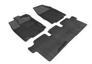 3D MAXpider Floor Mat For INFINITI QX60 2014-2020 / JX 2013 KAGU BLACK R1 R23D MAXpider