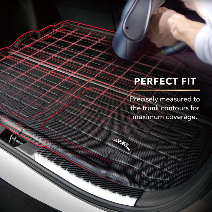 3D MAXpider Cargo Mat For LEXUS NX 2015-2021 STOWABLE KAGU BLACK STOWABLE CARGO LINER3D MAXpider