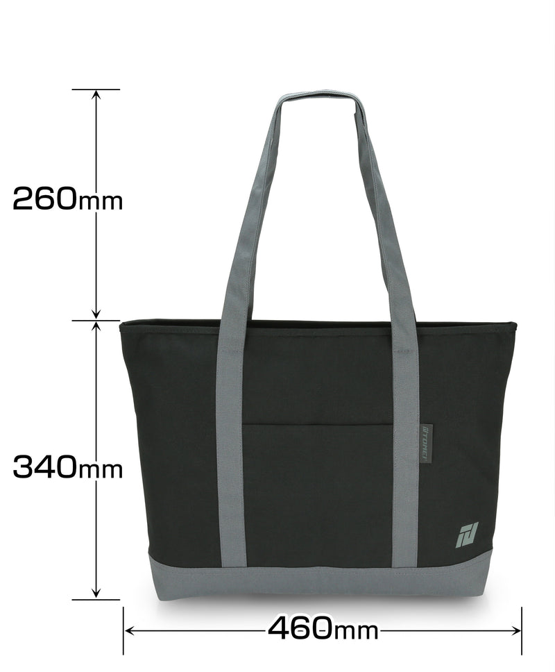 Tomei USA Zip Tote Bag Black