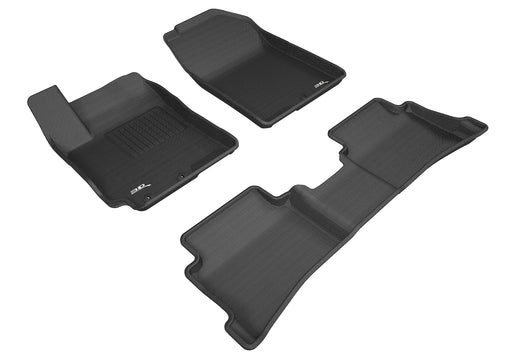 3D MAXpider Floor Mat For HYUNDAI ACCENT SEDAN 2018-2022 KAGU BLACK R1 R23D MAXpider
