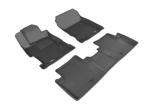 3D MAXpider Floor Mat For ACURA ILX 2013-2022 KAGU BLACK R1 R23D MAXpider