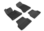 3D MAXpider Floor Mat For BMW 5 SERIES SEDAN (E60) RWD 2004-2010 KAGU BLACK R1 R23D MAXpider