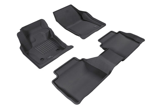 3D MAXpider Floor Mat For FORD FUSION 2013-2016 KAGU BLACK R1 R23D MAXpider