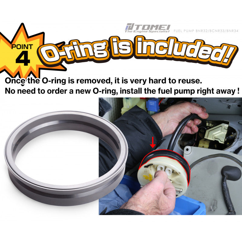 Tomei Fuel Pump For Nissan Skyline GT-R BCNR33 RB26DETT