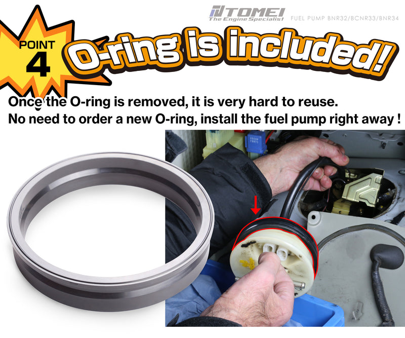 Tomei Fuel Pump For Nissan Skyline GT-R BNR32 RB26DETT