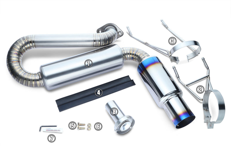 Miata MX-5 ND / Tomei Ti Muffler Kit Repair Parts / TB6090-MZ06A