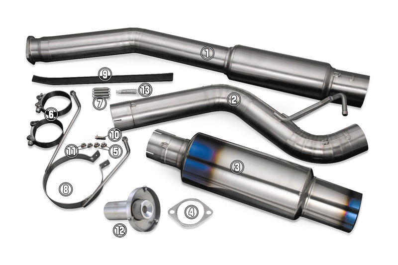 GTR R33 / Tomei Ti Muffler Kit Repair Parts / TB6090-NS05B