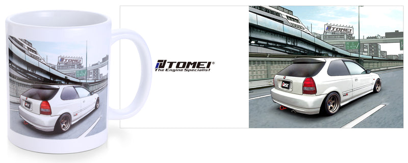 Tomei x Osamu Aida Ceramic Coffee Mug EK9 Civic Osaka-Kanjo