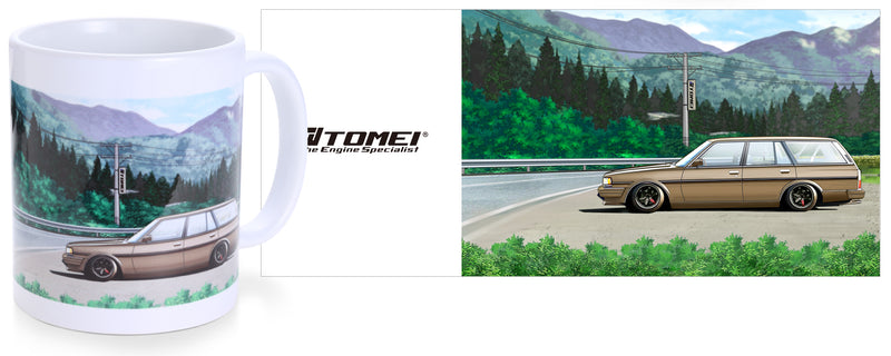Tomei x Osamu Aida Ceramic Coffee Mug GX70G Mark 2 Wagon IZU Touge