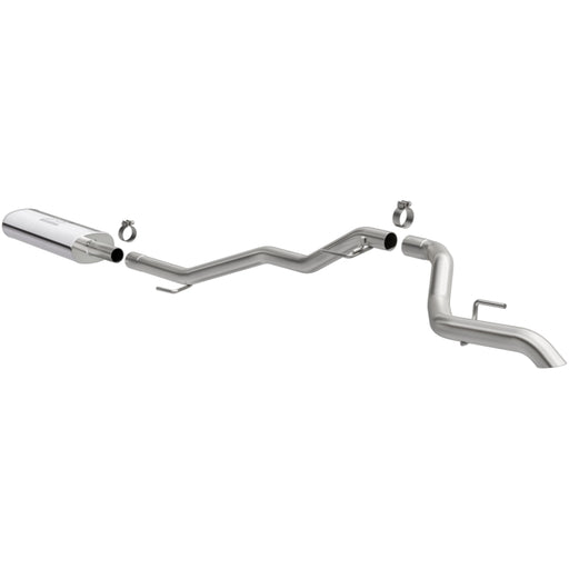 MagnaFlow 2020 Jeep Gladiator 2.5in Rock Crawler Series Single Rear Exit SS Cat-Back Exhaust w/o TipMagnaflow