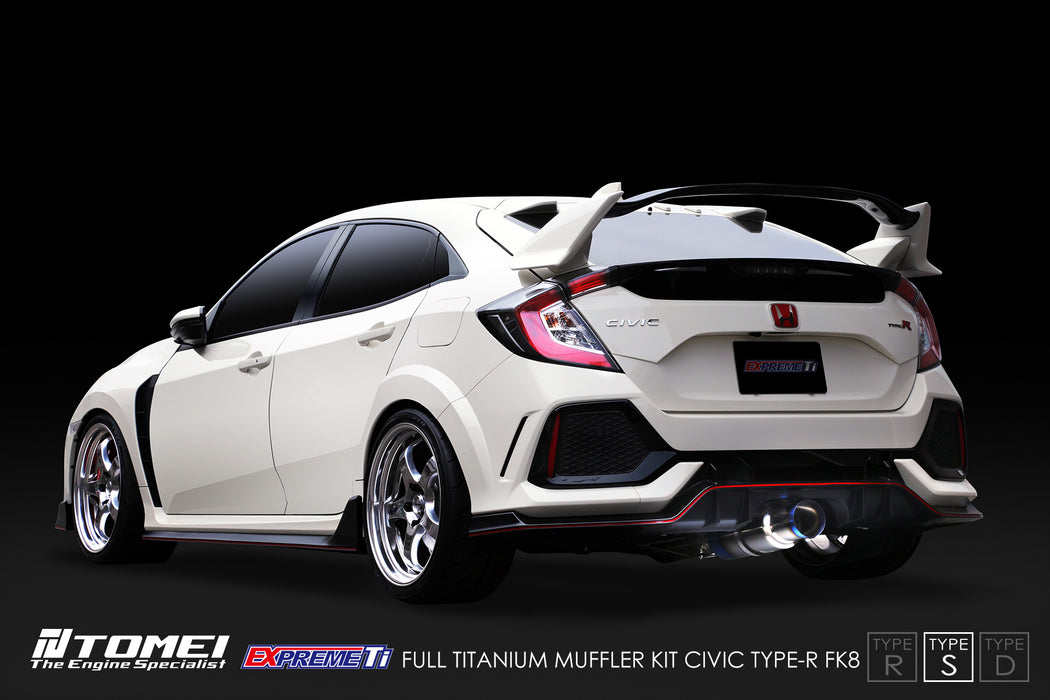 Tomei Expreme Titanium Exhaust System Type-S for 2017+ Honda Civic Type R FK8Tomei USA