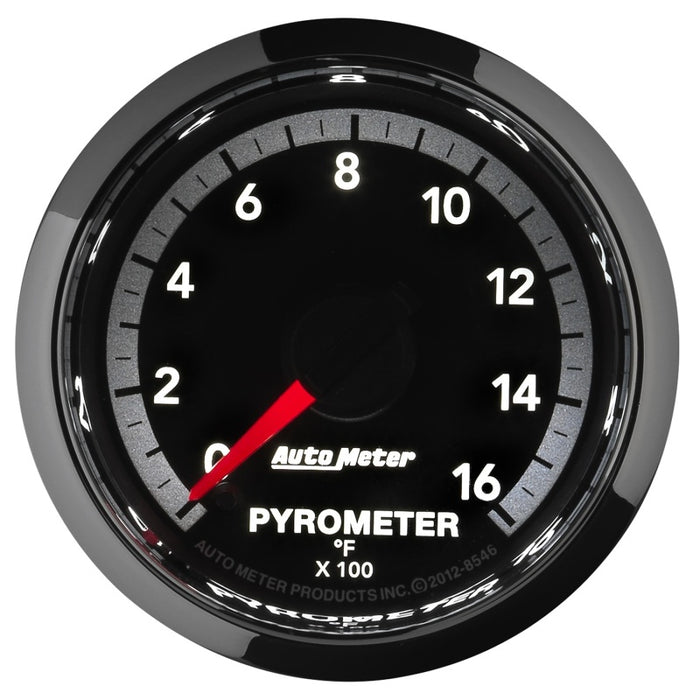 Autometer Gen4 Dodge Factory Match 52.4mm Full Sweep Electronic 0-1600 Deg F EGT/Pyrometer GaugeAutoMeter