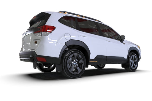 Rally Armor 2022 Subaru Forester (Incl. Wilderness) Black UR Mud Flap w/ White LogoRally Armor