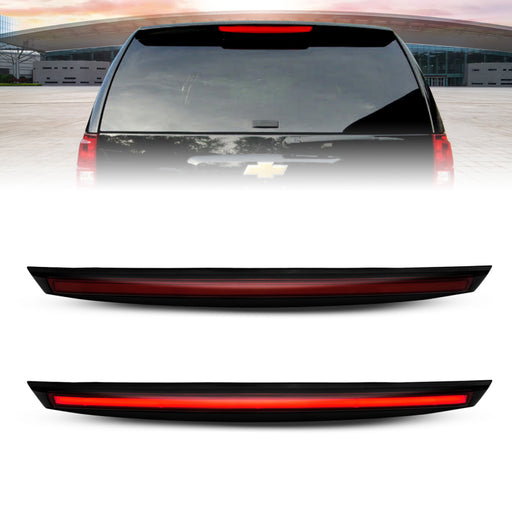 ANZO 2007-2014 Chevrolet Suburban 1500 LED 3rd Brake Light Black Housing Smoke Lens w/ Spoiler 1pcANZO