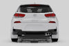Rally Armor 19-21 Hyundai Elantra N Line Black UR Mud Flap w/ White Logo