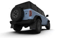 Rally Armor 21-22 Ford Bronco (Plstc Bmpr + RR - NO Rptr/Sprt) Blk Mud Flap w/Area Blue LogoRally Armor
