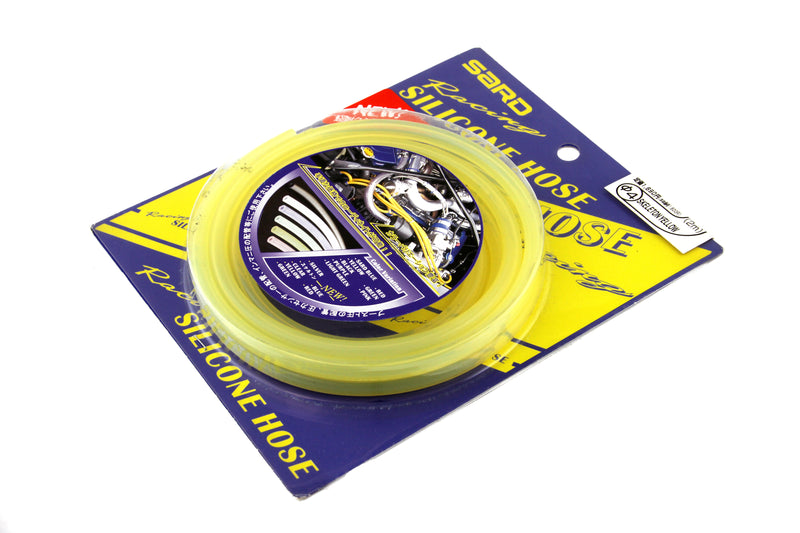SARD Silicone Hose Skeleton Yellow 4mm x 2m - 75174SARD