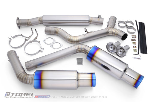 Tomei Expreme Titanium Exhaust System Type-D Dual For 2022+ WRX FA24DITTomei USA