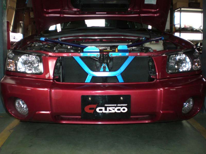 Cusco Power Brace, Front Member, for 2003-08 Subaru Forester SG5