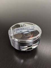 Tomei Oil Filler Cap For Mitsubishi Engines - Snap On Type Cap - SilverTomei USA