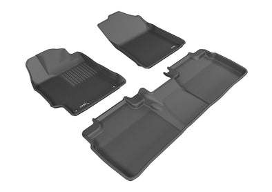3D Floor Mat For TOYOTA CAMRY 2015-2017 KAGU BLACK R1 R2